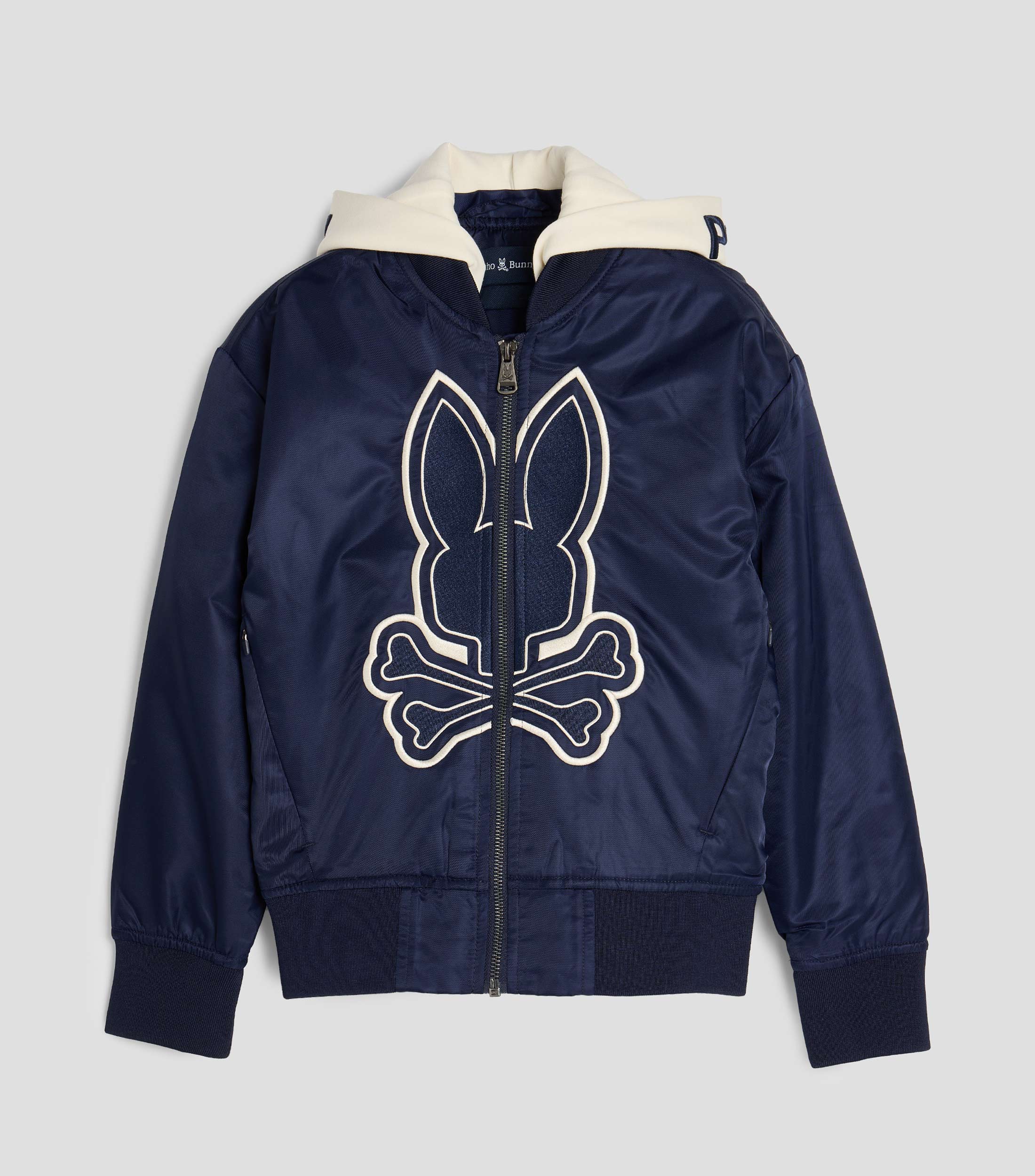 Chamarra bomber con capucha Niño
